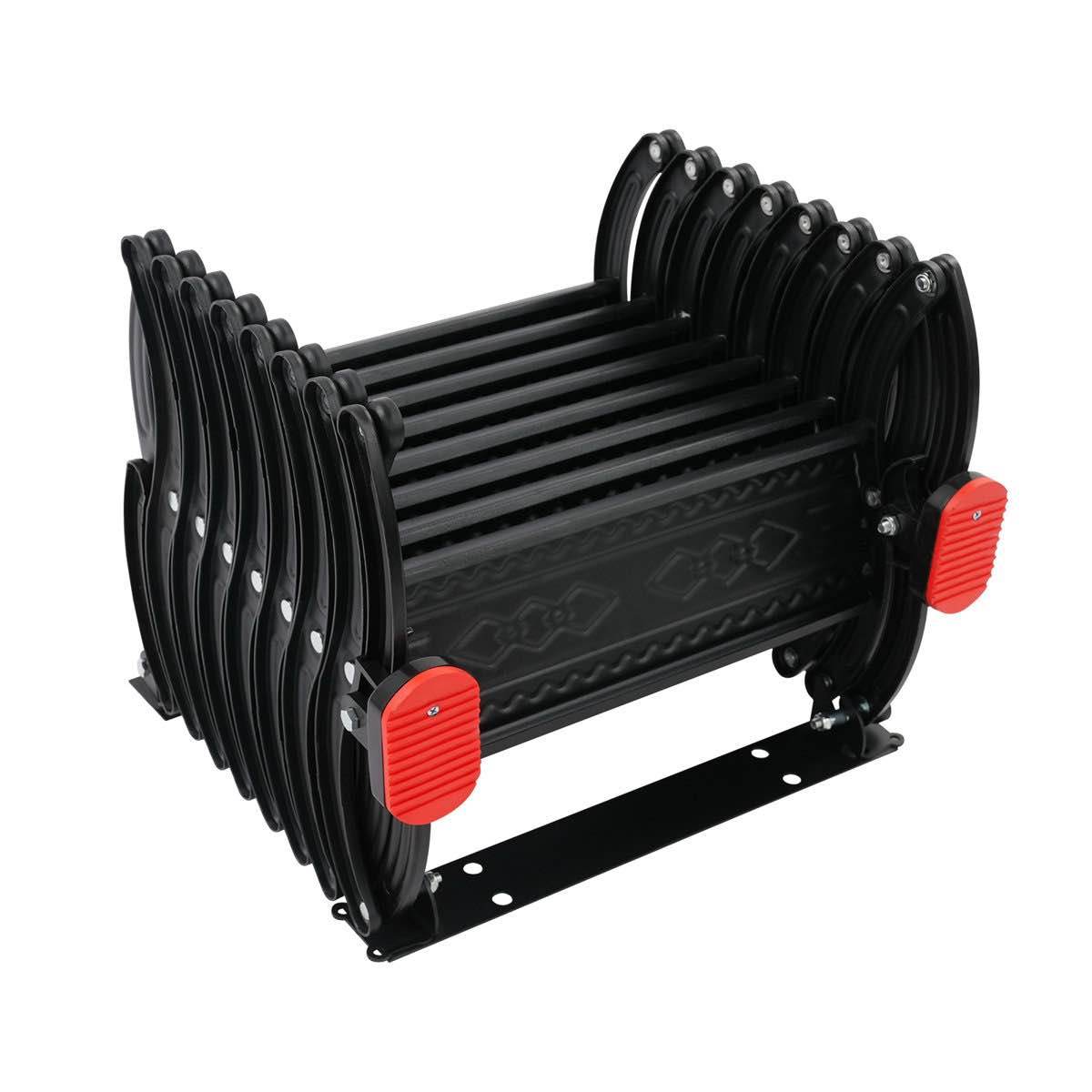 Condition photo showing New/Like New for 12 steps wall mounted retractable folding ladder