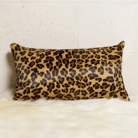 Condition photo showing New/Like New for torino chevron cowhide pillow leopard 12 x20 x5 (set of 2)