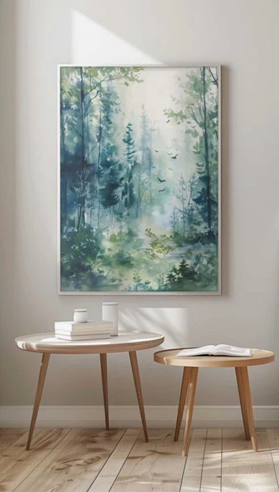 " Enchanted Forest Scene "