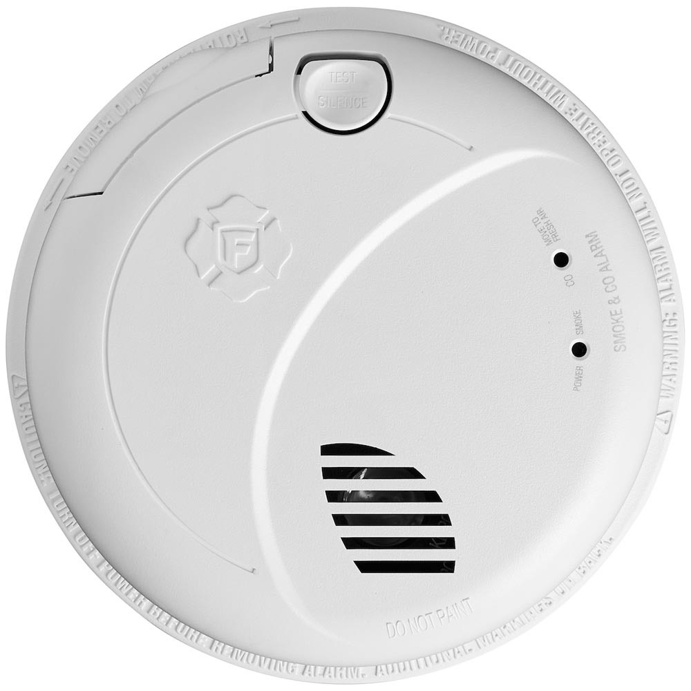 First Alert Precision Detection Interconnect Hardwired Smoke and CO Alarm with Voice and Location Alerts 