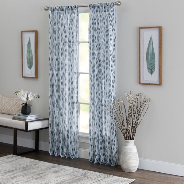 Weston 50X63 Navy Rod Pocket Panel - Green - 63 Inches