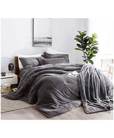 Coma Inducer® Original Plush Charcoal Oversized Comforter - Oversized Queen 
