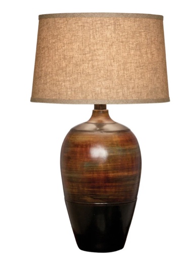Haze Desert Table Lamp With Shade, Rainbow Walnut