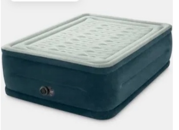 Intex 24 Dream Lux Pillow Top Dura-Beam Airbed Mattress with Internal Pump - Queen