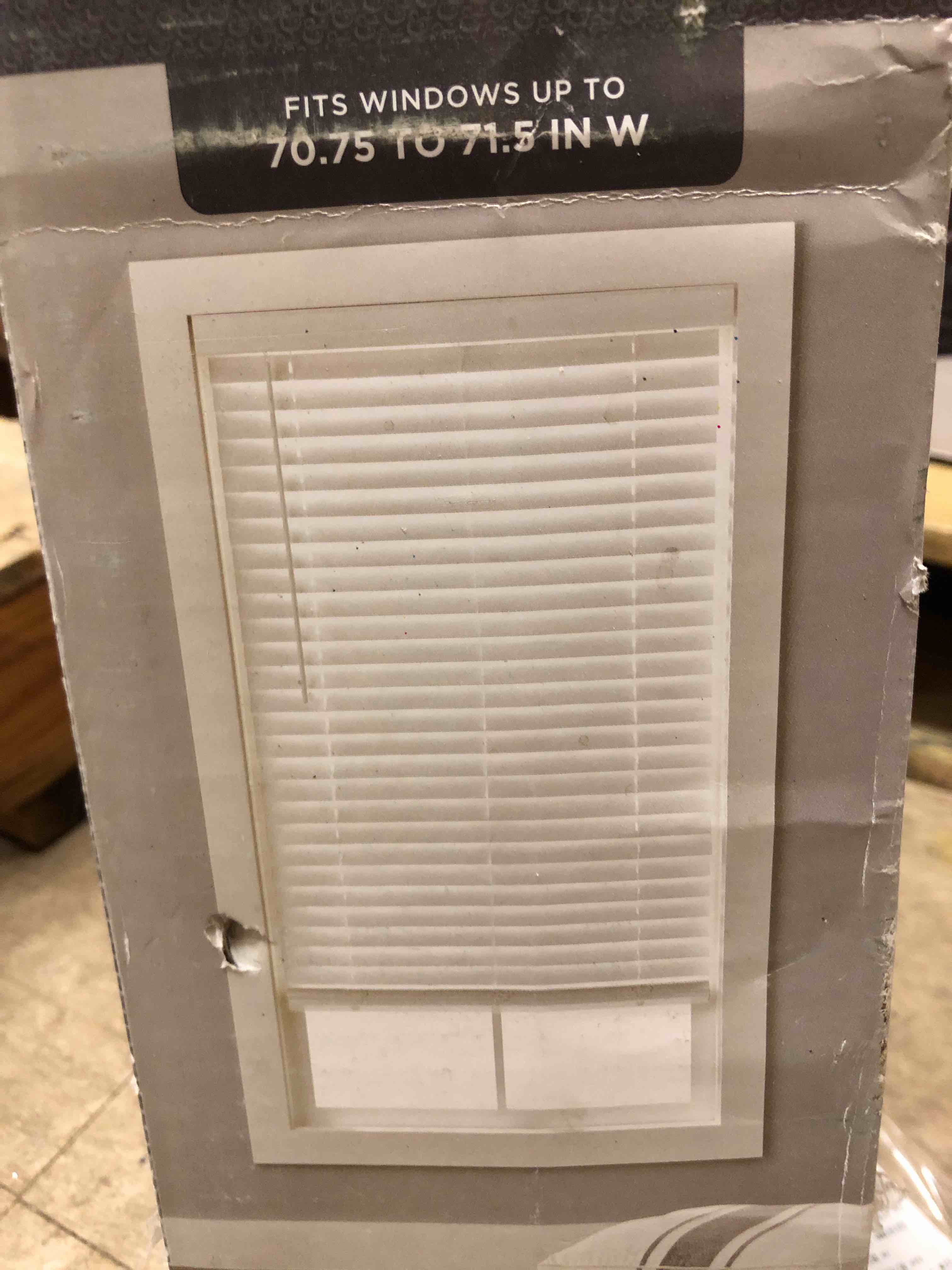 Better Homes & Gardens 2  Cordless Faux Wood Horizontal Blinds  White  71x64