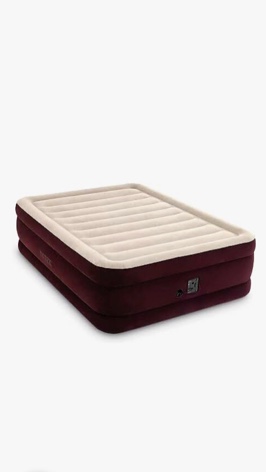 Bestway Maroon 20  Queen Air Mattress with Built-in Pump