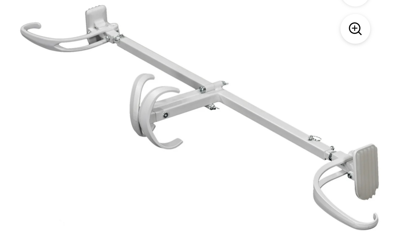 Garland Hanger - Single Door (35-52 Inch Doors) (White)