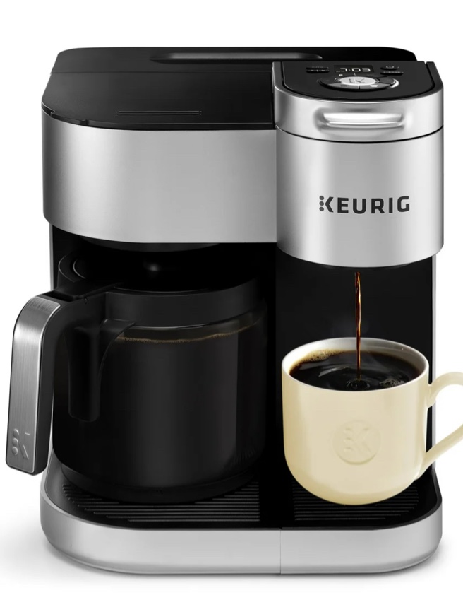 Keurig K-Duo Special Edition Single Serve K-Cup Pod & Carafe Coffee Maker, Silver