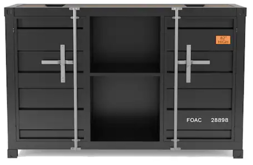 Furniture Of America Melandy Industrial Brown Console Table 