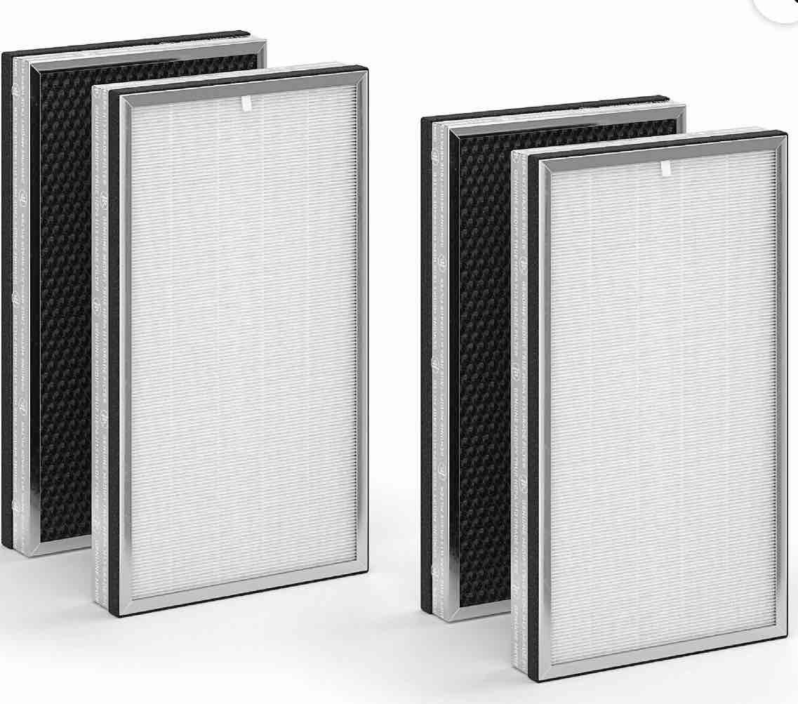 Medify Air MA-112 Air Purifier - Merv 13 HEPA Replacement Filters for Smoke - (20×7× 11) Set, 4 Pack