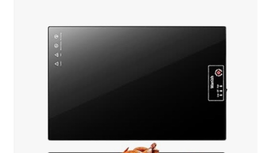 Electric Warming Tray?Large 22”x14”??Food Warmer with Thermostat and Full Surface Heating?Food Warming Mat with 2 Temperature Modes for Parties Buffet?Gatherings?Heat Resistant Glass?Black