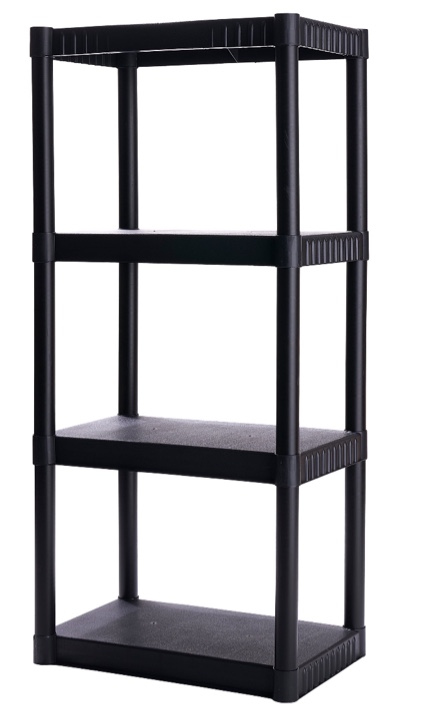 Plano 4-Shelf Standard Duty Plastic Storage Shelves,200lb Capacity