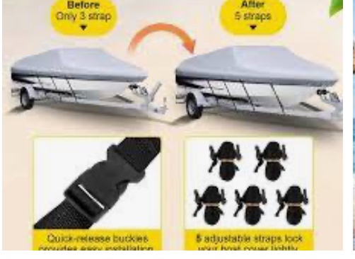 Heavy Duty Ratchet Boat Cover 