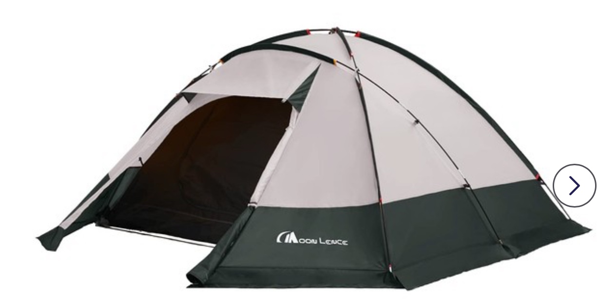 Moon Lence 4 Person Tent Waterproof PU2000mm Camping Tent Lightweight Family Camping Tent Double Layer Easy Set Up, Tent for Camping Hiking Picnic Travelling