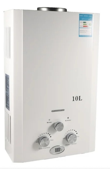 JLLOM Tankless Water Heater: Enjoy Instant Hot Showers with Natural Gas - 10L Capacity