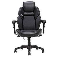 DPS 3D Insight Gaming Chair with Adjustable Headrest ,Faux Leather(Black)