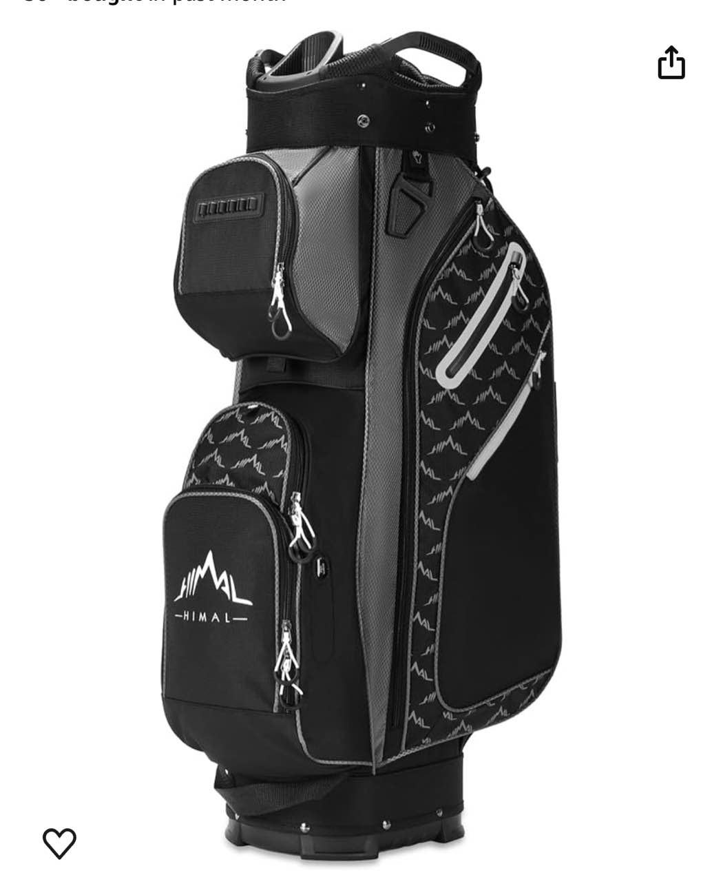 14 Way Golf Cart Bag Featuring Full-Length Divider Top and Multiple Pockets, Golf Bag for Men with Handles and Rain Cover