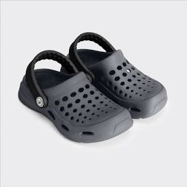 Joybees Kids' Dylan Slip-On Water Shoes - Charcoal Gray size 1