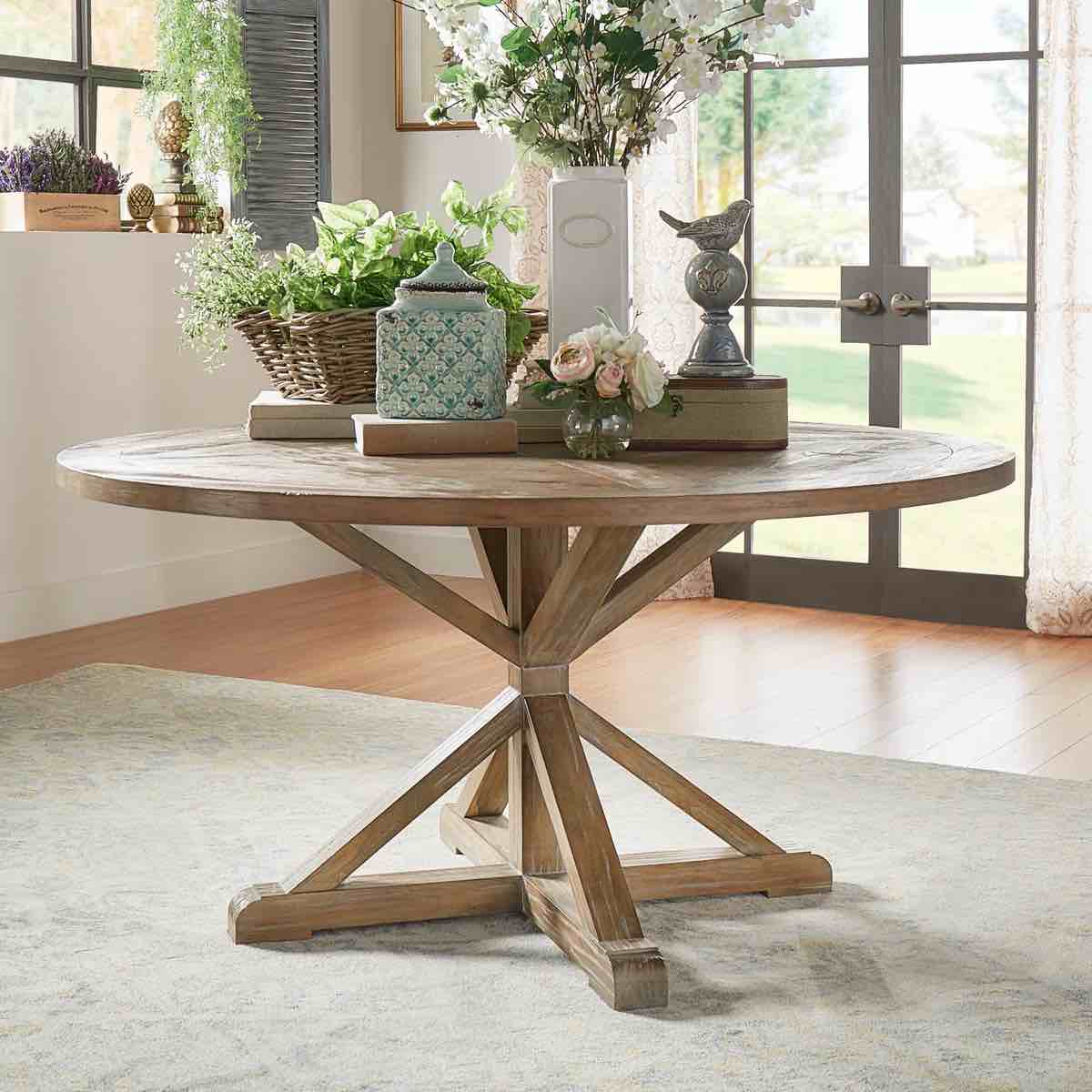 Ashbaugh Pine Round Dining Table Top Only*