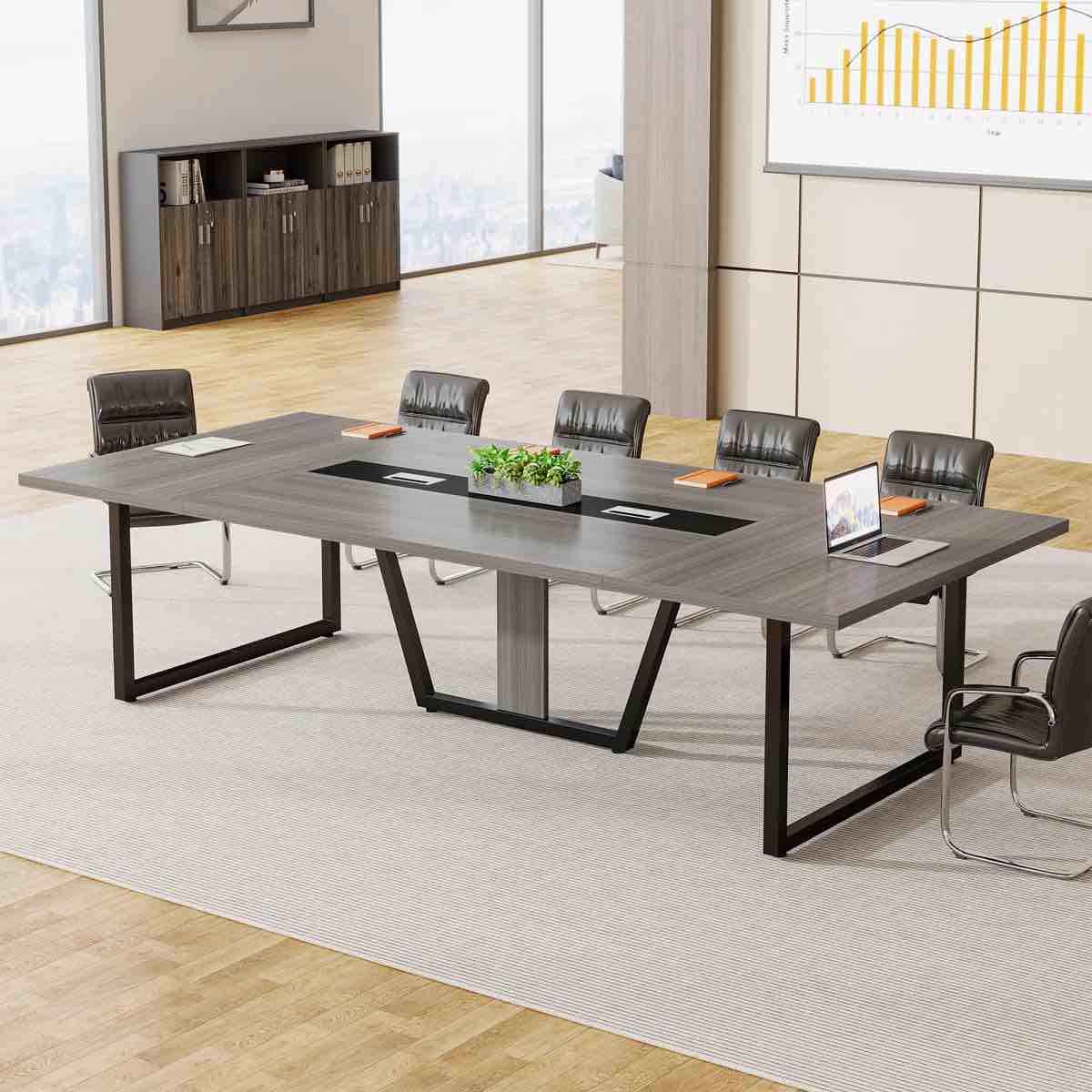 Anoush 94.5'' Rectangle Conference Table