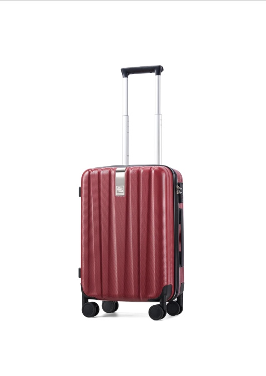 Hanke 20 Inch Carry On Luggage 22x14x9 Airline Approved Lightweight PC Hard Shell Suitcases with Wheels Travel Luggage Rolling Suitcase Travel Luggage Bag Christmas Gifts for Birthday ?Burgundy?