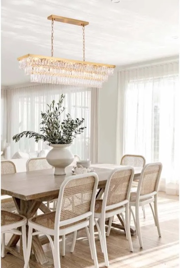 16 Light Chandelier with Crystal Accents