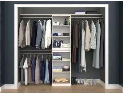 Modular Storage 21.38" W Shelving Unit with 3 Shelves