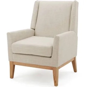 Samiya 72.39Cm Wide Polyester Armchair Mid Century modern accent chair Dimensions: 27. 50"D x 28. 50"W x 36. 50"H Some assembly required.
