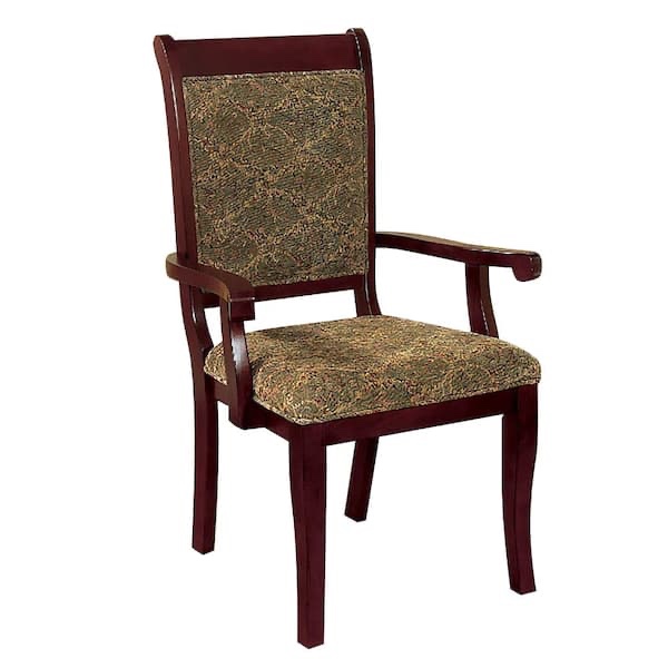St. Nicholas I Cherry Traditional Style Arm Chair 