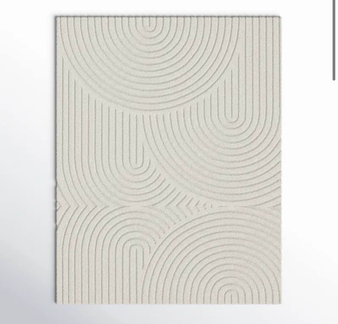 7'10"x10' Caserio Mid-Century Modern Abstract Rug Cream - Balta Rugs