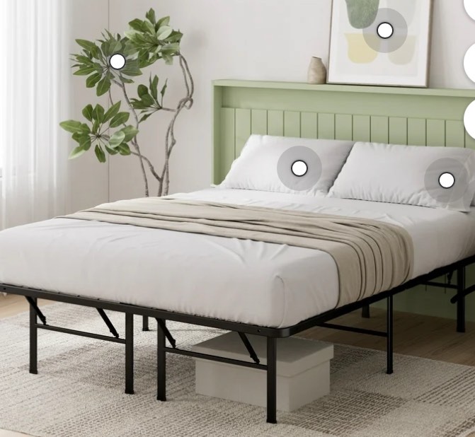 Zinus 14" Metal SmartBase Heavy-Duty Foundation, Adult, King