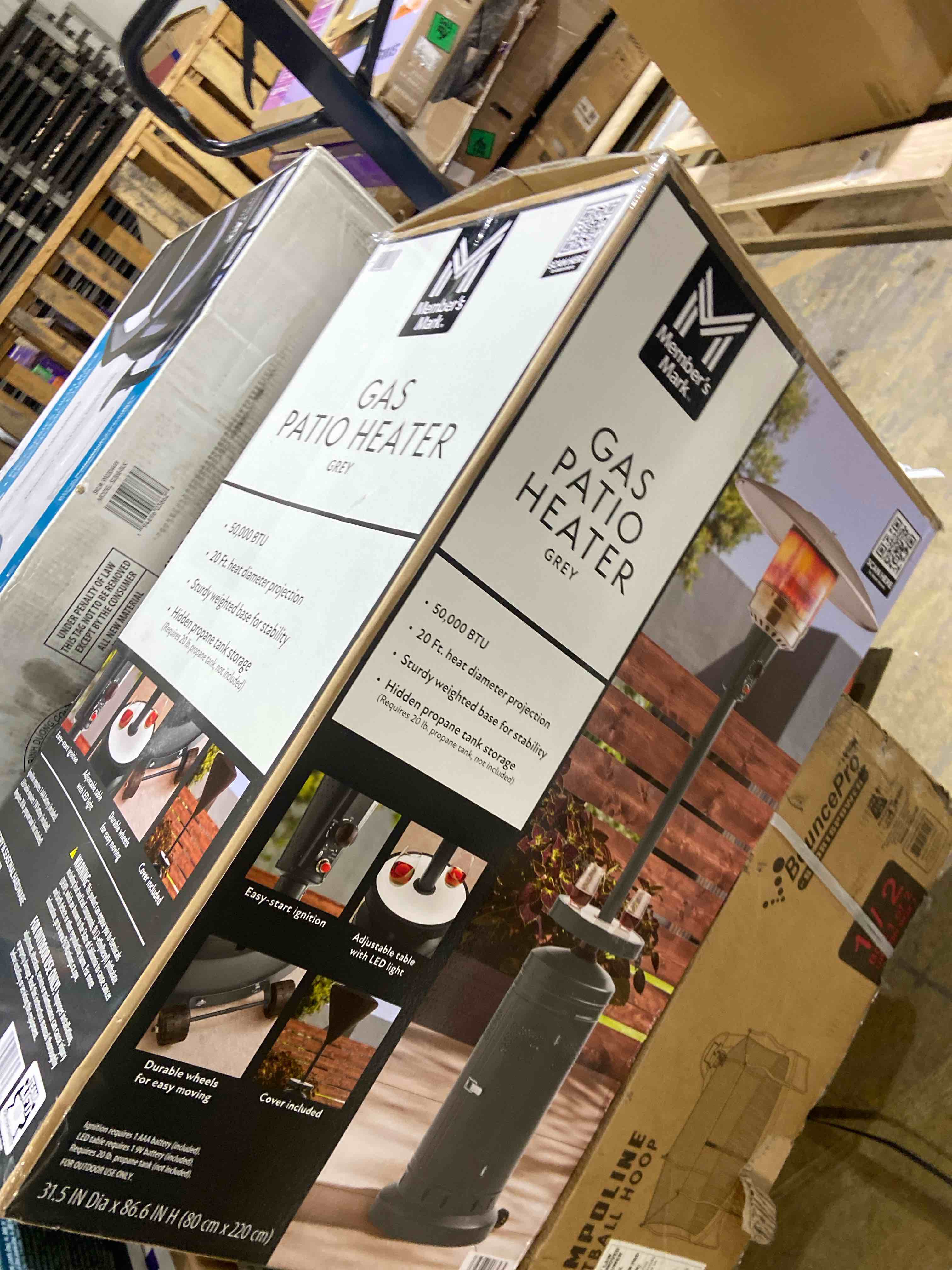 Condition photo showing Good Condition for Member's Mark 50,000 BTU Patio Heater with LED Table