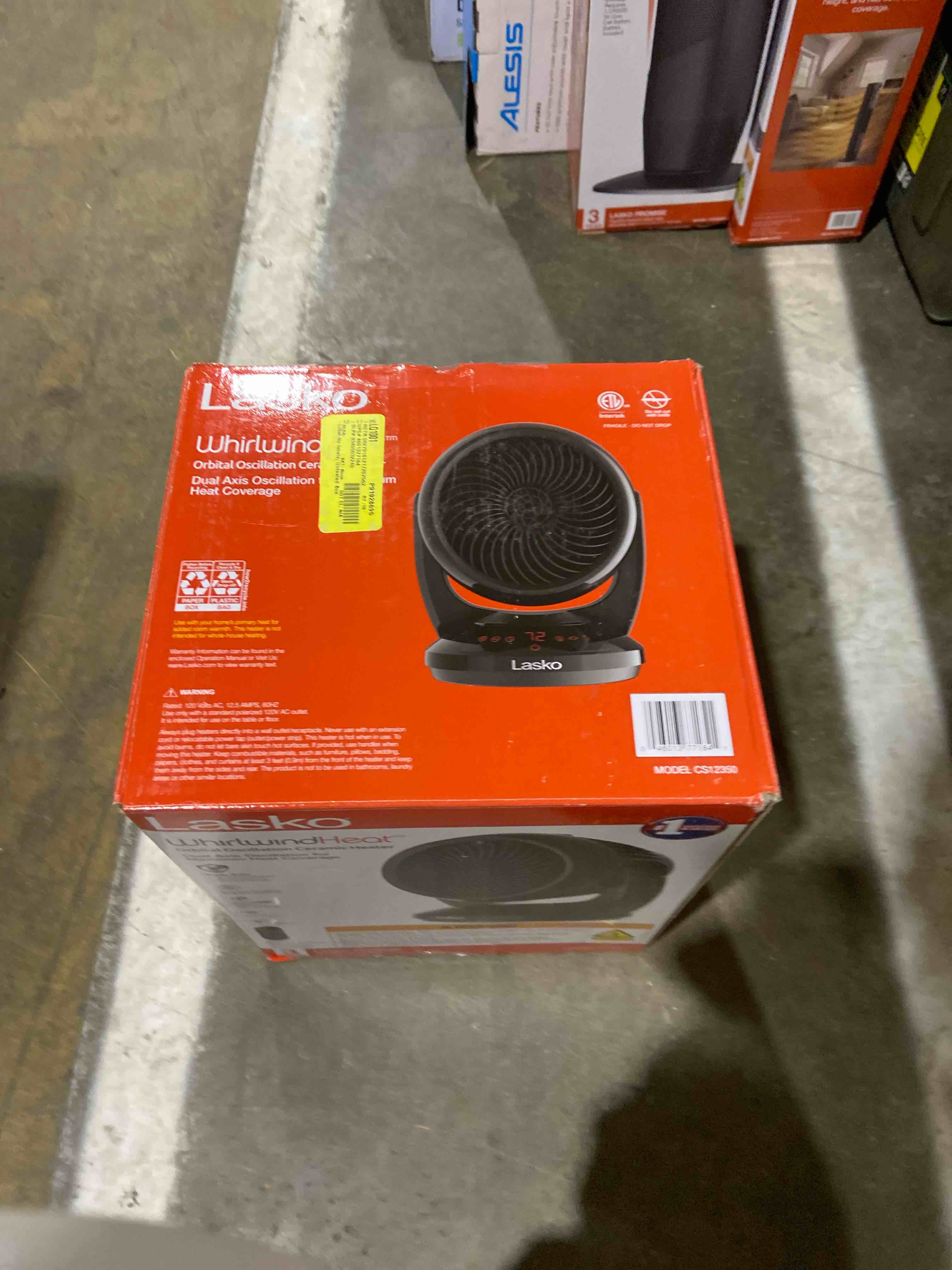 Condition photo showing Good Condition for Lasko Whirlwind Heat Orbital Oscillation Ceramic Space Heater with Remote