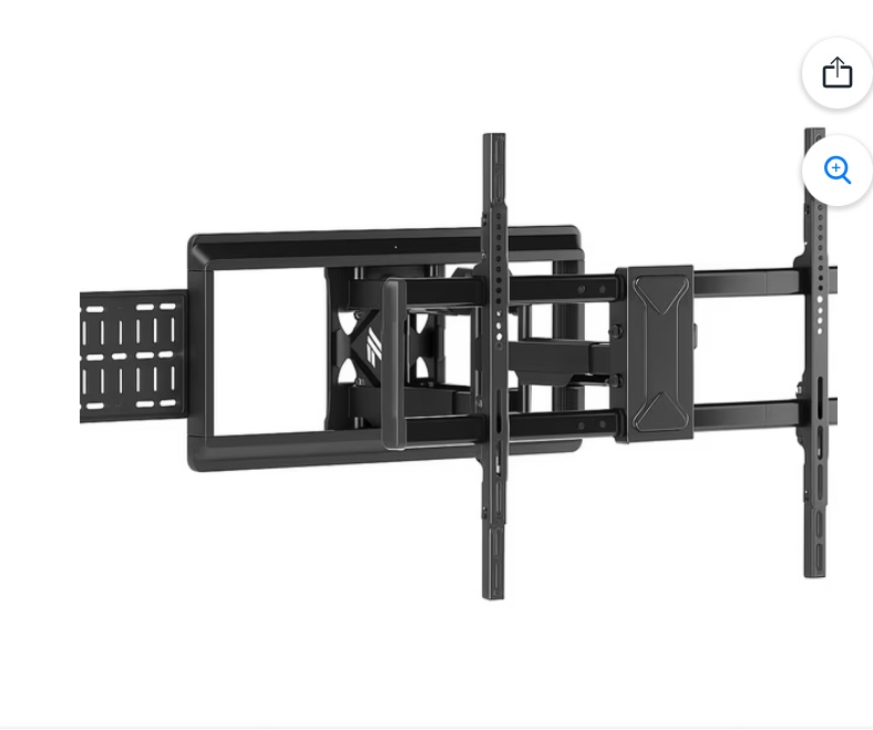 Member's Mark Full Motion Extended TV Wall Mount with Articulating Dual Swivel Arms for 32"-100" TVs