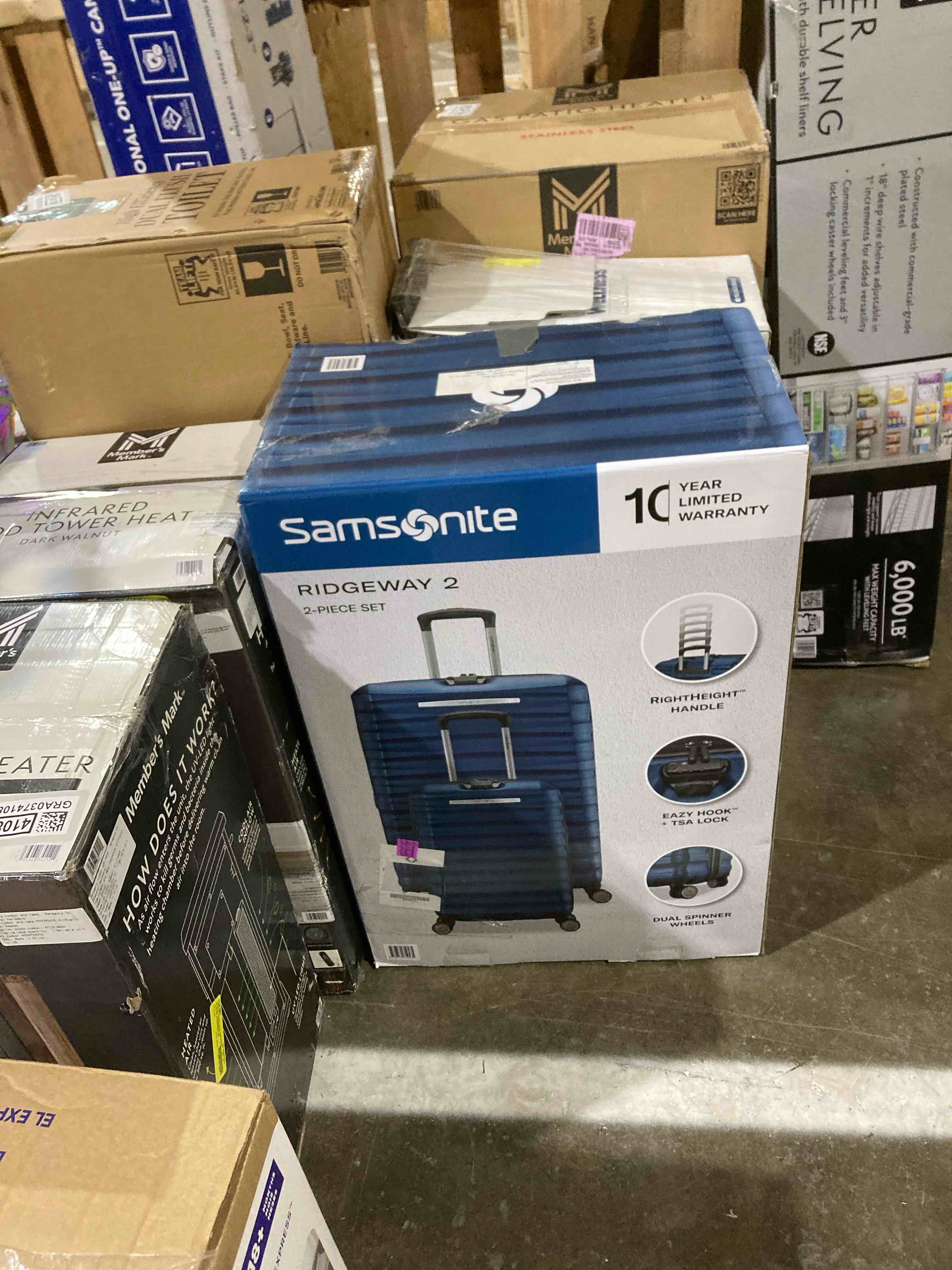 Condition photo showing New/Like New for Samsonite Ridgeway II 2-Piece Luggage Set