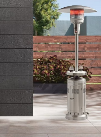 Member's Mark Stainless Steel Patio Heater with LED Table