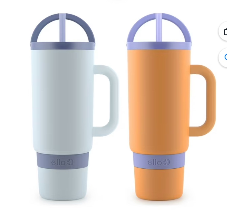 Ello Port 40-oz. Stainless Steel Tumbler with Handle, 2-Pack