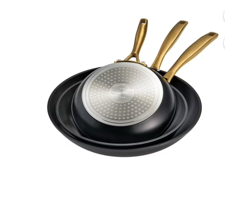 Tramontina Cold Forged 8", 10", and 12" Fry Pans with Ceramic Interior