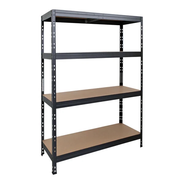 AR Shelving Garage Series 18" x 47" x 71" 4-Shelf Boltless Rivet Fiberboard Shelving Unit