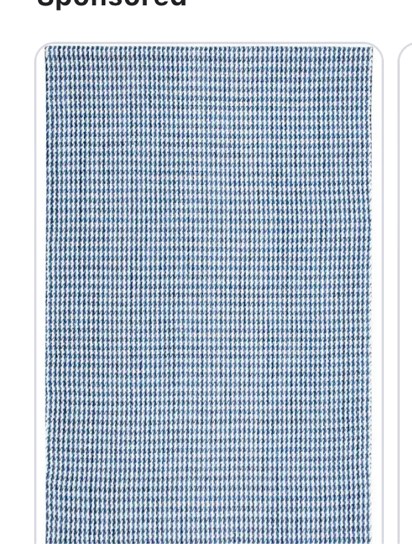 SAFAVIEH Marbella MRB319N Handwoven Navy / Ivory Rug
