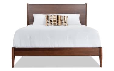 Bettie King Brown Platform Bed