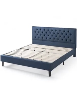 Brandy king bed Blue