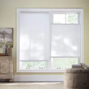 29" x 72" cordless top down bottom cellular shades snow drift