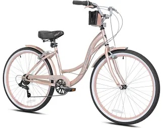 Kent 26 In. Bayside Women s Cruiser Bike Rose Gold