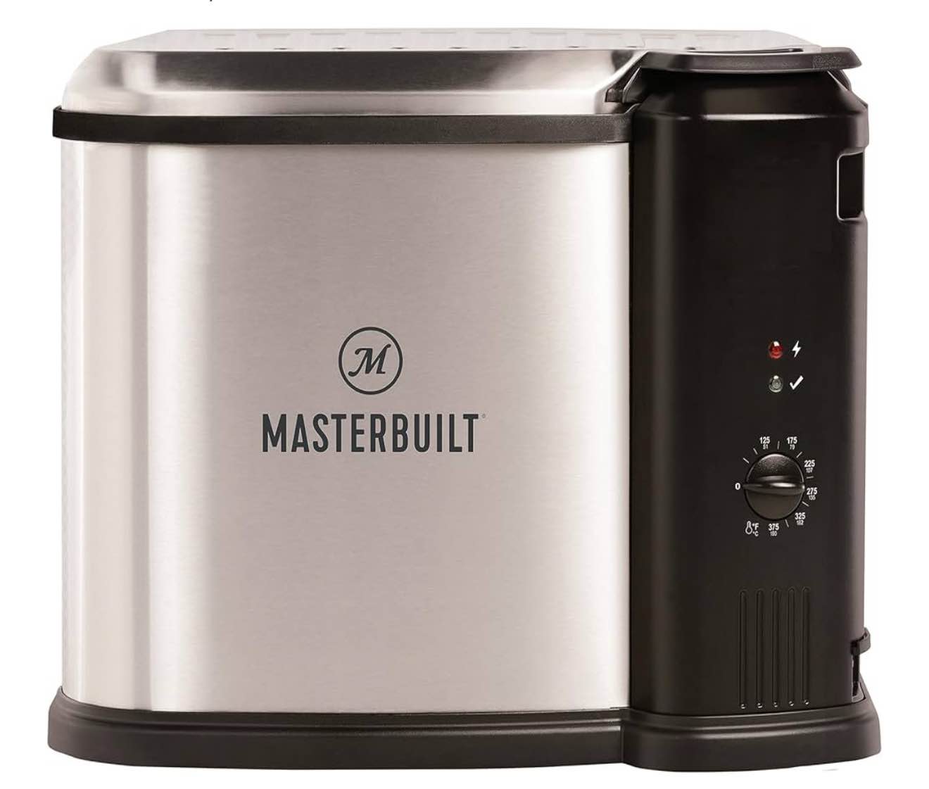 (Used) Masterbuilt 3-in-1 10 Liter XL Electric Fryer, Boiler and Steamer Combination with Drain Basket and Breakaway Safety Cord in Stainless Steel, Model MB20012420