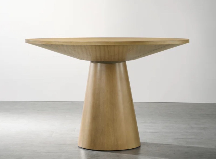 (Table top only) Diartis Round Solid Wood Base Dining Table (missing stand) 