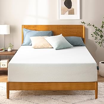 ZINUS 12 Inch Green Tea Memory Foam Mattress, Queen Size