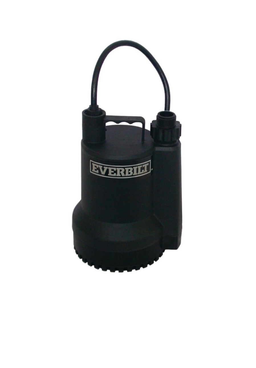 Everbilt 1/2 HP Waterfall Submersible Utility Pump SUP80-HD 