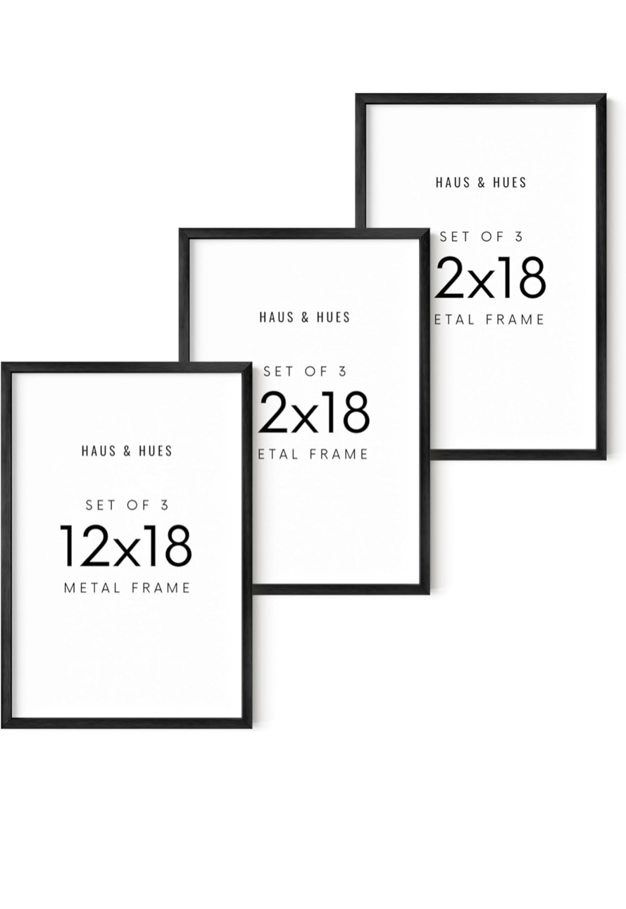 LaVie Home 19.25x26.75 Picture Frame Black, Puzzles Frame for Wall Decoration, Classic Black Minimalist Style Suitable for Decorating Houses, Offices, Hotels, Puzzles Posters Photos or Artwork?1 Pack?