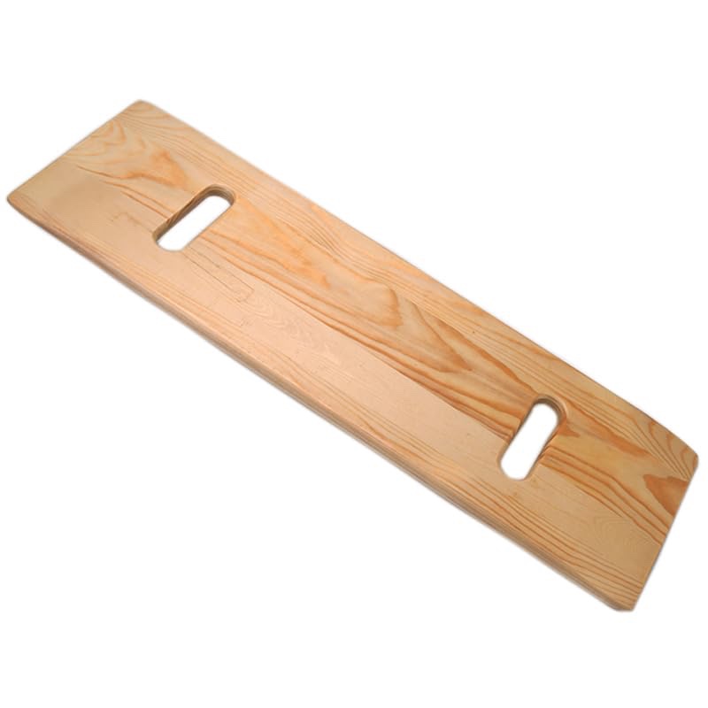 Slide Transfer Board with Handles,Made of Heavy-Duty Wood,Mobility Aid for Senior and Handicap,Load Capacity Up to 500 lbs,24×8×0.75" (24 * 8 * 0.75)